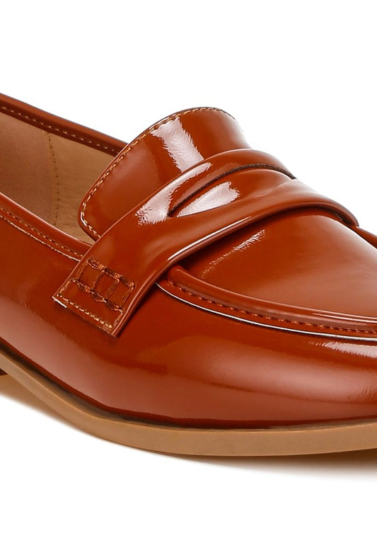 Mogul Penny Strap Detail Loafers