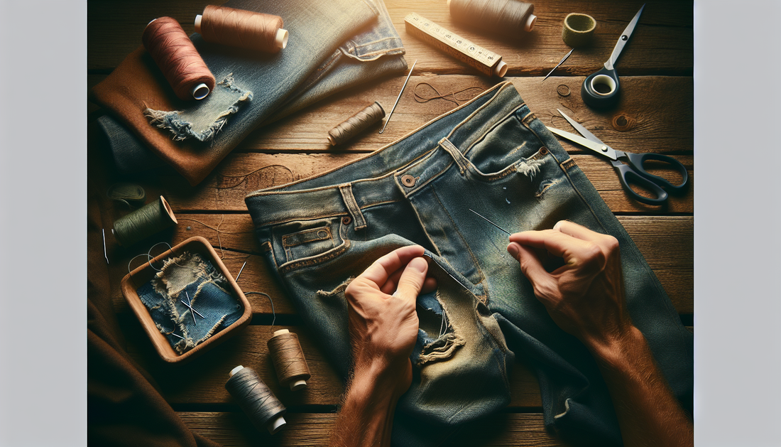 The Art of Repairing Ripped Jeans