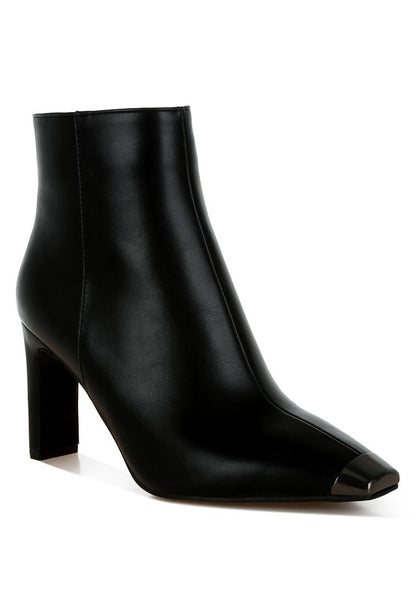 Orca Metallic Cap Toe Faux Leather Boots