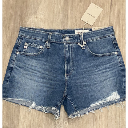 NWT AG Jeans Hailey Cut-Off Ex-Boyfriend Denim Shorts - Size 28