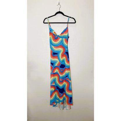 NWT Le Superbe for REVOLVE Bessette Printed Midi Slip Dress XS