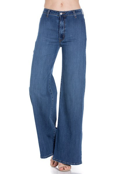 Western Wide Leg Jeans