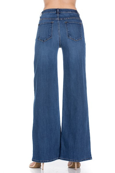 Western Wide Leg Jeans