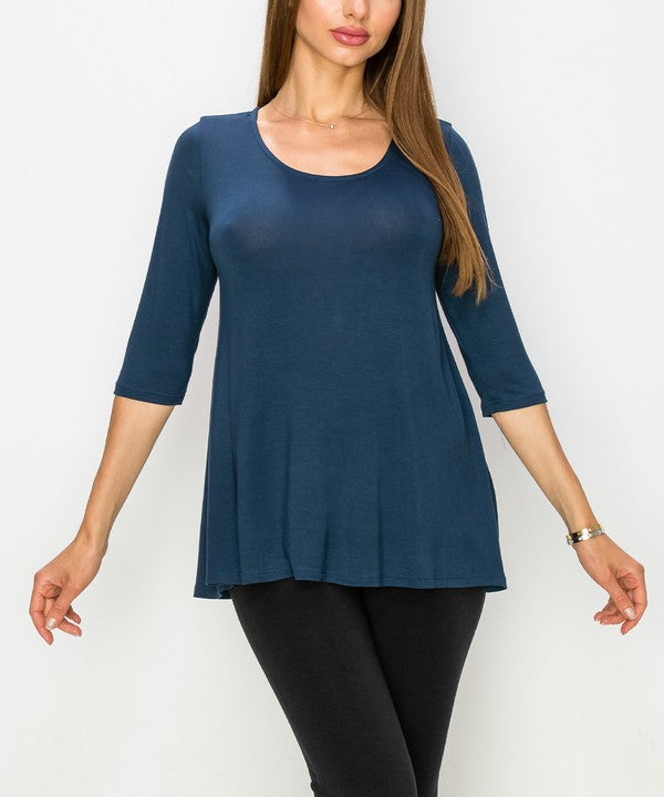 BAMBOO ELBOW TUNIC