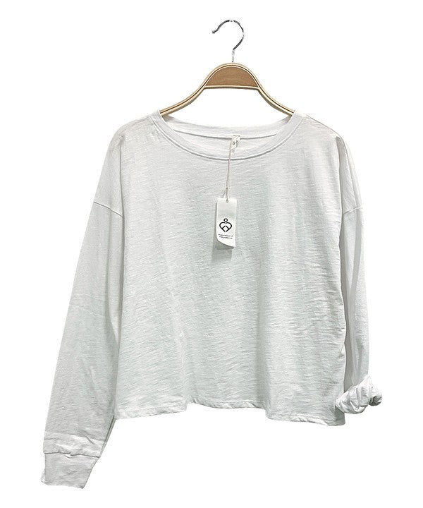 COTTON OVERSIZED LONG SLEEVE Tee