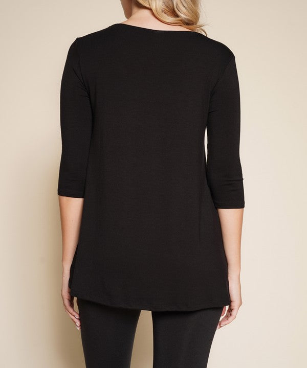 BAMBOO ELBOW TUNIC