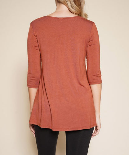 BAMBOO ELBOW TUNIC