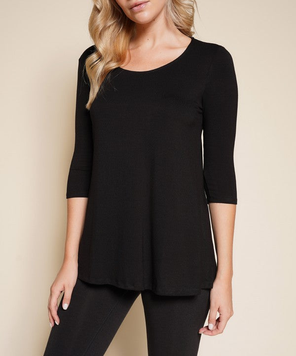 BAMBOO ELBOW TUNIC