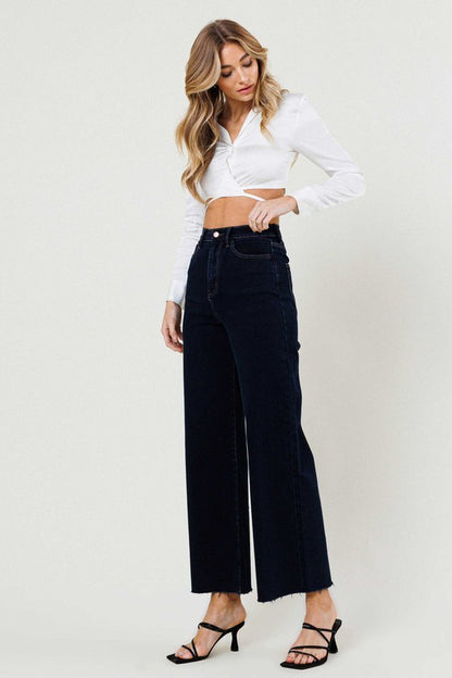 High Waisted Wide Leg Jeans