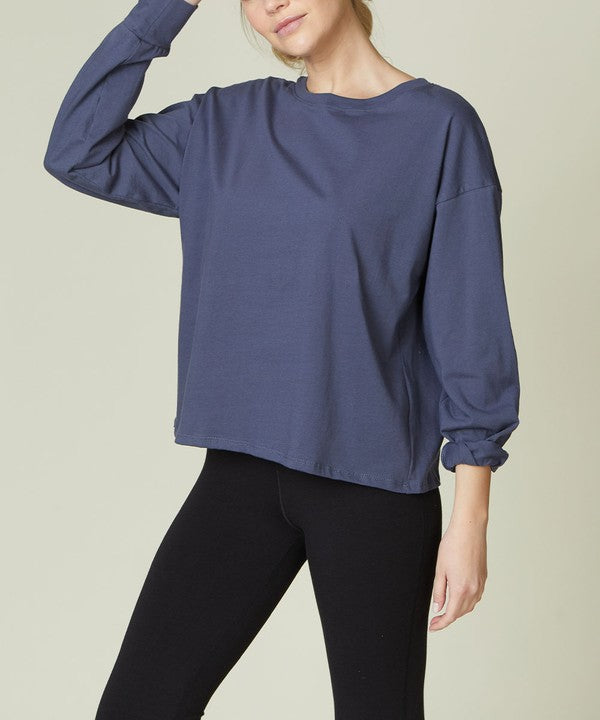 COTTON OVERSIZED LONG SLEEVE Tee