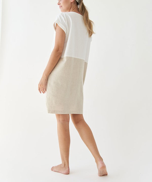 BAMBOO COTTON LINEN DRESS