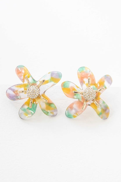 Flower Power Post Earrings