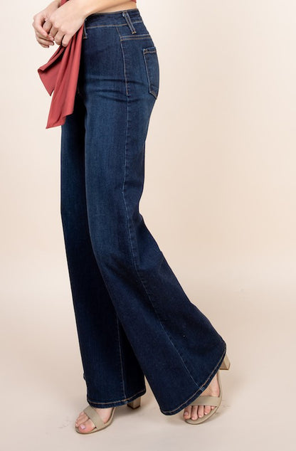 Western Wide Leg Jeans