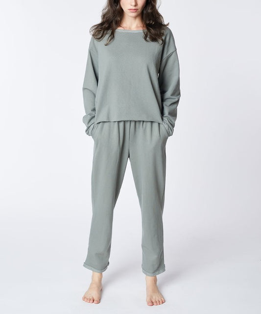 RECYCLED COTTON LOUNGEWEAR SET