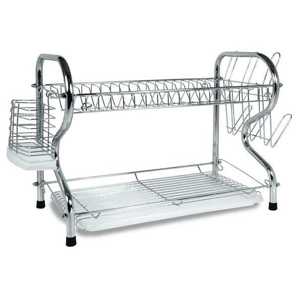 Better Chef 22 Inch 2-Level R-Shaped Dish Rack