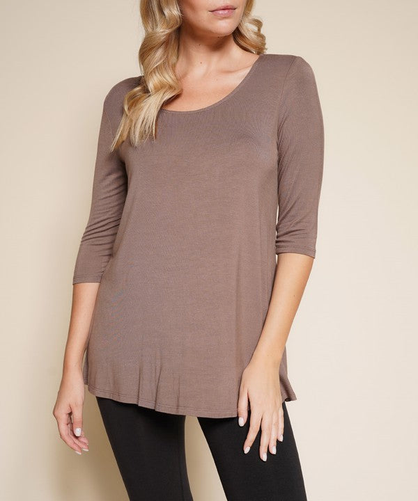 BAMBOO ELBOW TUNIC