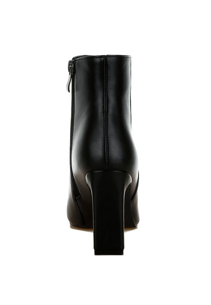 Orca Metallic Cap Toe Faux Leather Boots