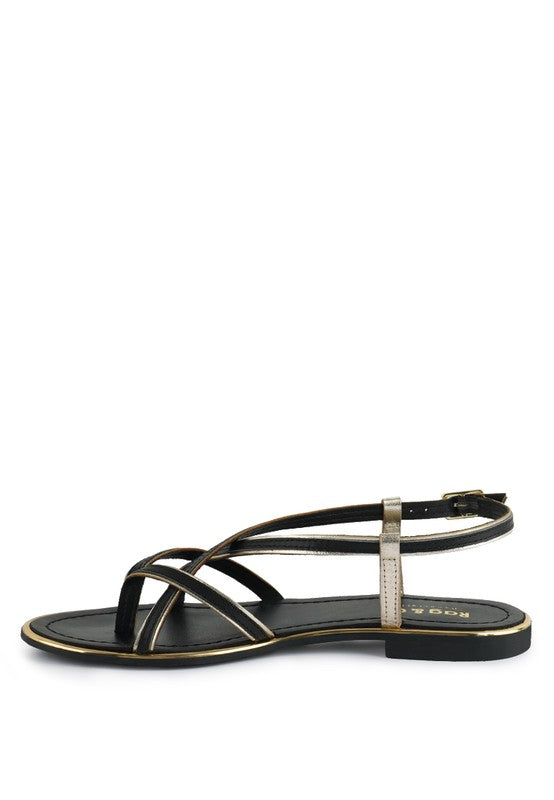 PHEOBE Strappy Flat Sandals