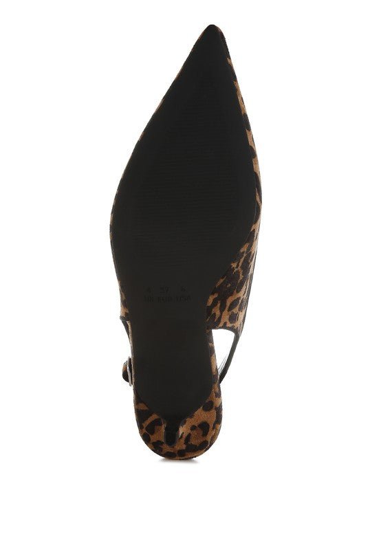 Jahzara Slingback Kitten Heel Sandals