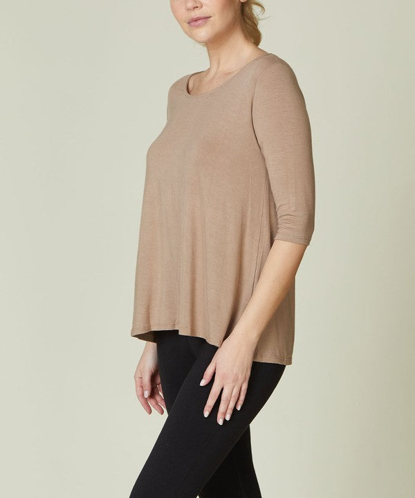 BAMBOO ELBOW TUNIC