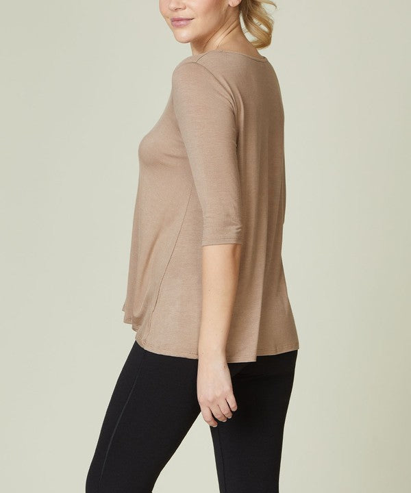 BAMBOO ELBOW TUNIC