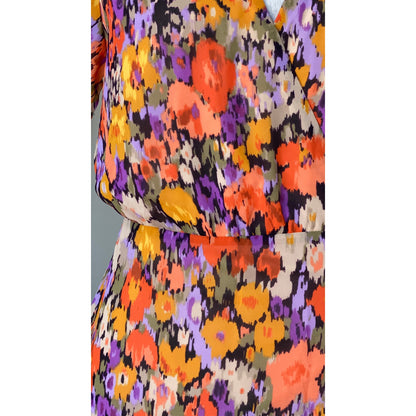 NWOT Honeycloth Floral Wrap Dress - Size Small