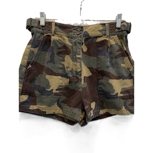 Topshop Y2K High Waisted Camo Shorts Size 6