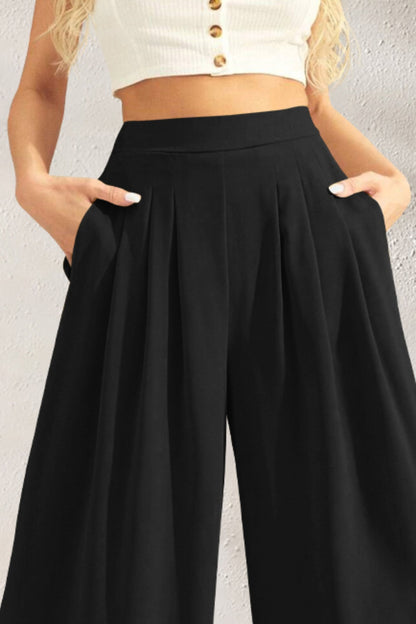 High Waist Wide Leg Pants