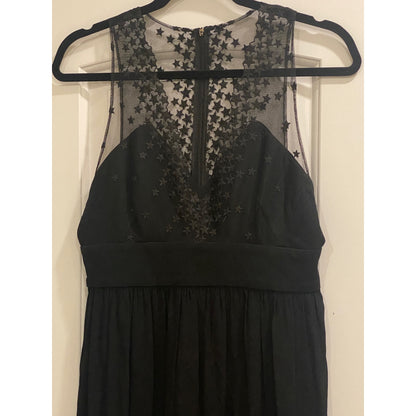 SANDRO Dress Black STAR Mini Dress - Size 1