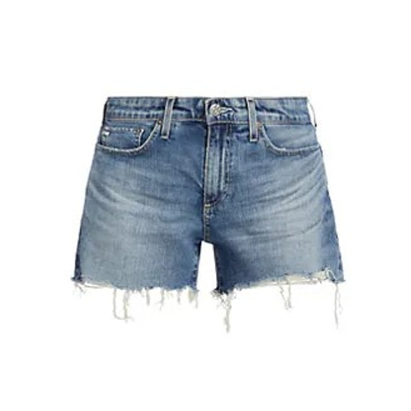 NWT AG Jeans Hailey Cut-Off Ex-Boyfriend Denim Shorts - Size 28