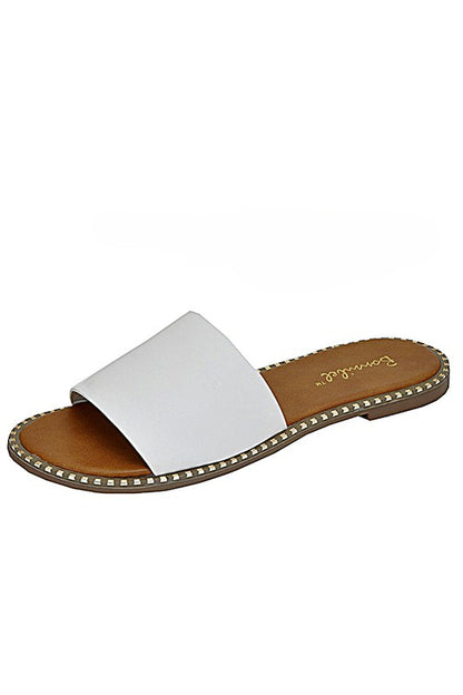 MICAH SLIDE SANDALS