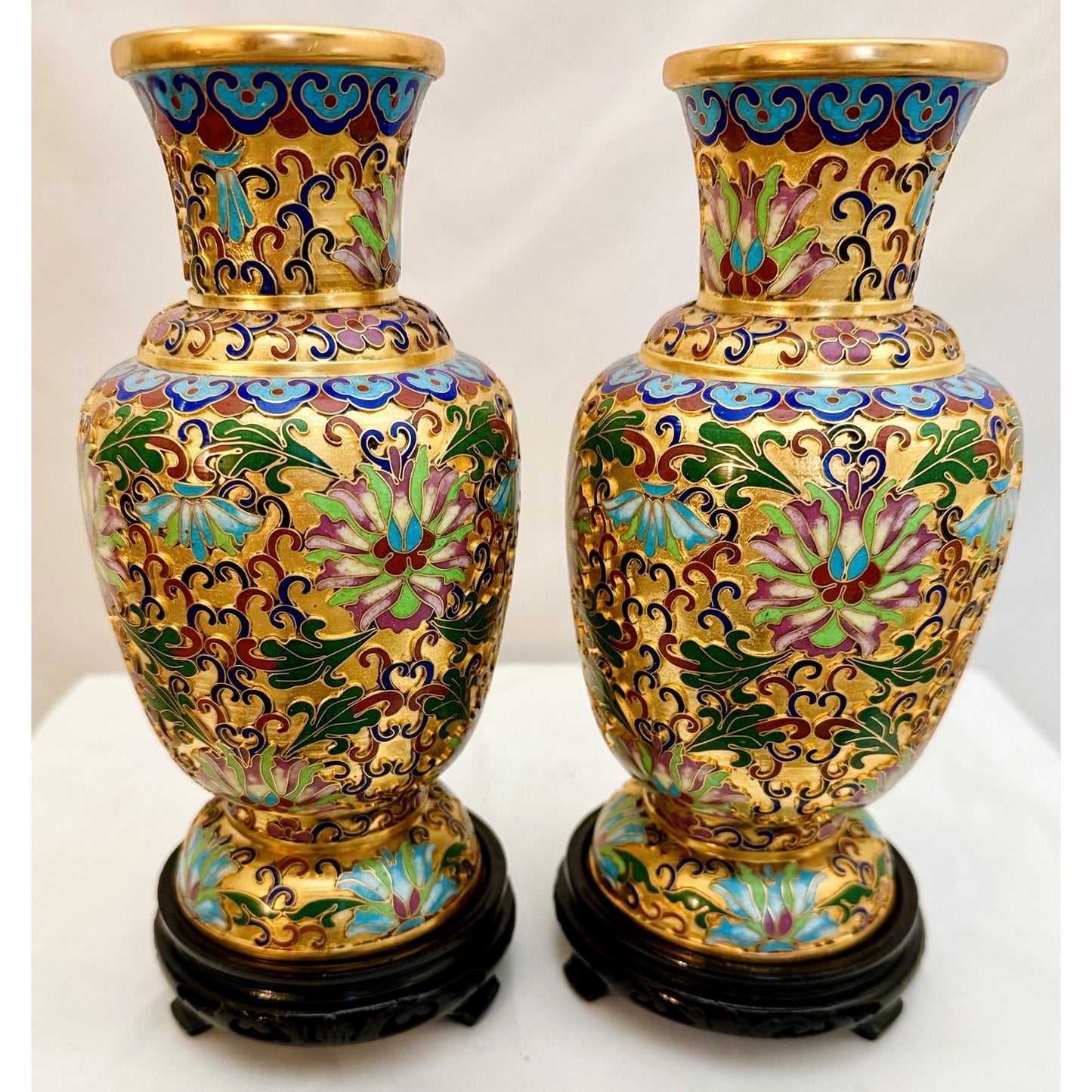 Vintage Luxe Gold Glam Vases (Set of 2) 6.4