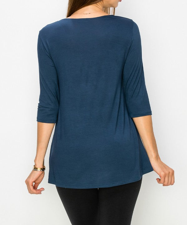 BAMBOO ELBOW TUNIC