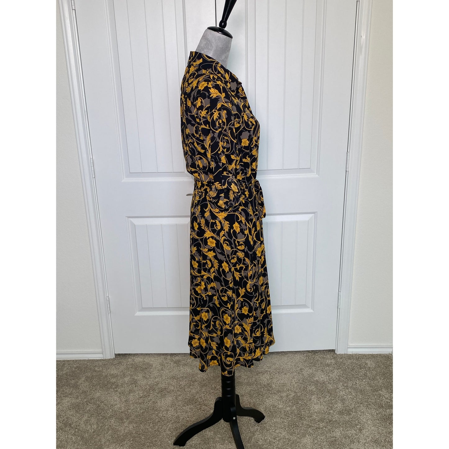 Nanette Lepore Half Sleeve Midi Shirt Dress - Size 8