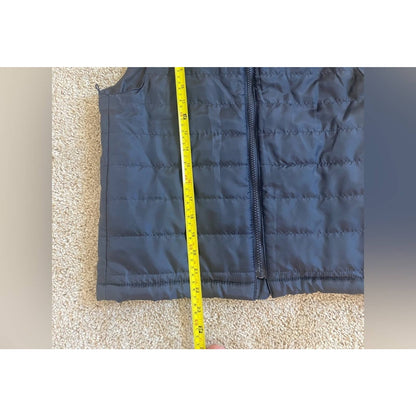 Zara Blue Quilted Puffer Vest - Size 36 (Mens)/S-M (Womens)